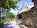 Iglesia de Horcadas en la zona alta del pueblo