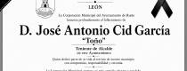 ESQUELA OFICIAL JOSE ANTONIO CID GARCIA