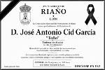 ESQUELA OFICIAL JOSE ANTONIO CID GARCIA